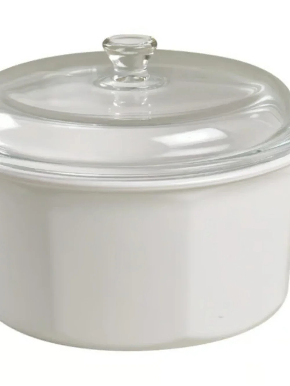 Princess House White Ceramic Saucepan Set with Blue Handle 1.5 & 2 Quart
